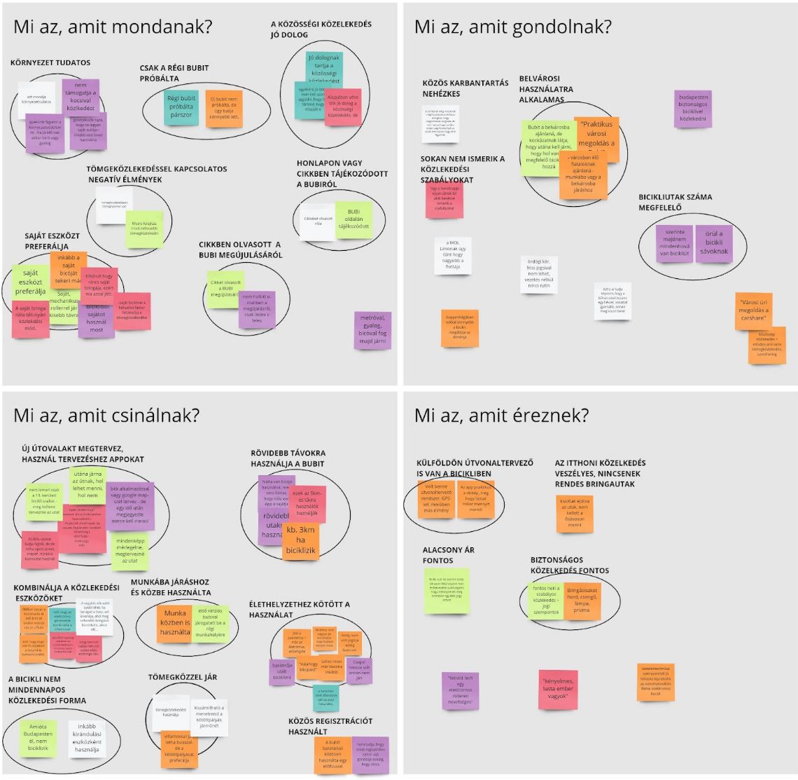 Empathy map